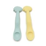BPA Lead Vinyl Free Silicone Feeding Spoon Gum Friendly