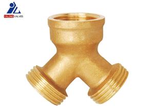 China Male X Male X Female Brass Y Hose Connector HPb 57-3 Y Fitting Brass wholesale