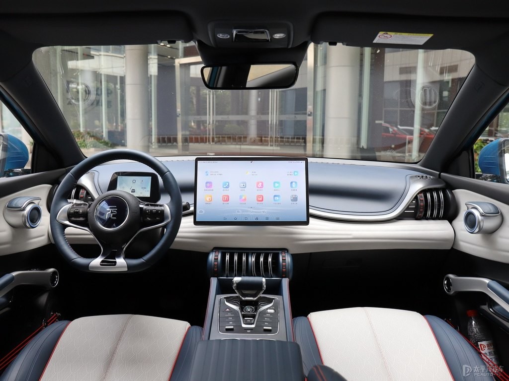 Blue Electric Compact SUV BYD Yuan Plus 160 Km/h Lithium Battary