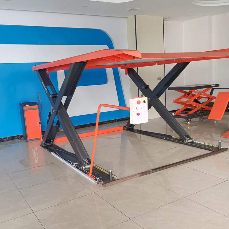 2.2KW Motor Double Deck Scissor Car Parking Lift For 5000mm*2000mm*1900mm Car Size