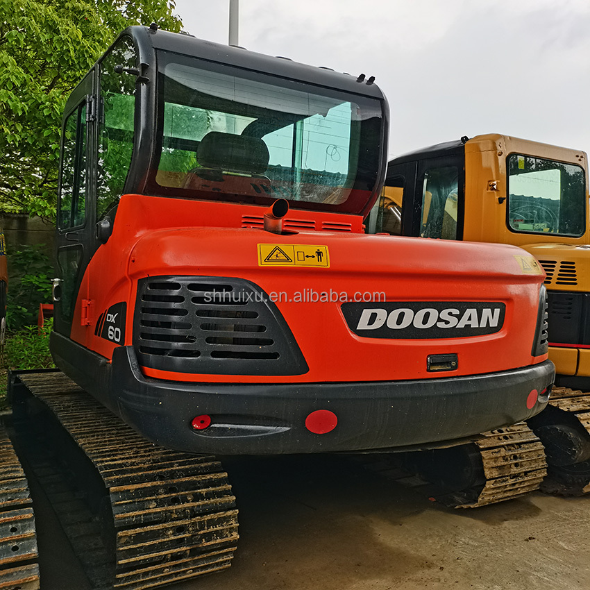 used original mini excavator mini digger Doosan DX 60 mini used excavator