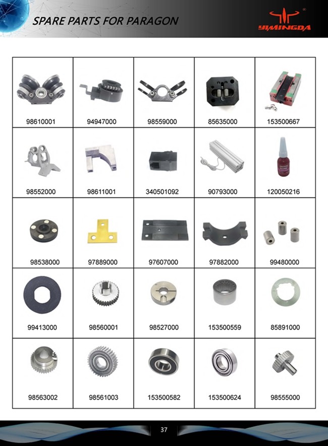 Auto Cutter Parts 98558000 LX Paragon Cutter Parts Clamp Grinding Wheel Right
