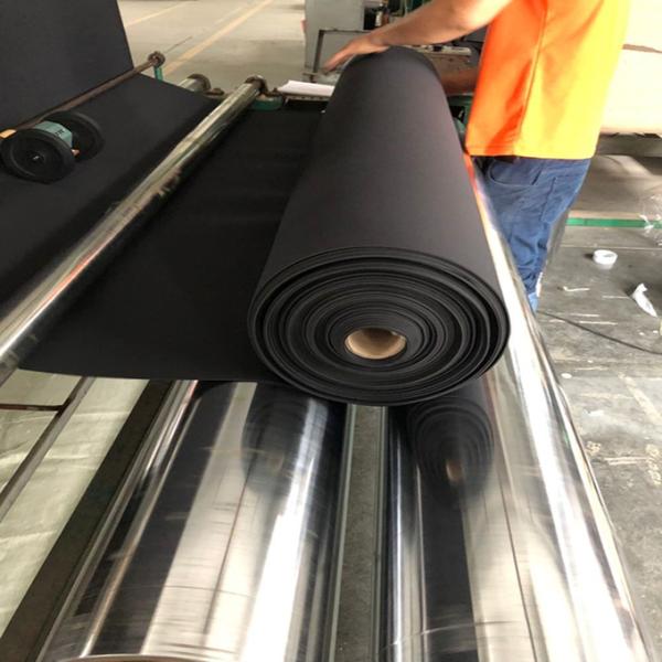 Blue Rubber Floor Rolls 500x500mm 1000x1000mm Black Rubber Mat Roll