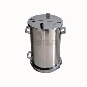 China Stainless Steel Round Powder Coating Fluidizing Hopper wholesale