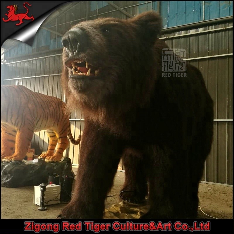 Handmade Realistic Animatronic Animals Life Size With Movement / Sound Customization