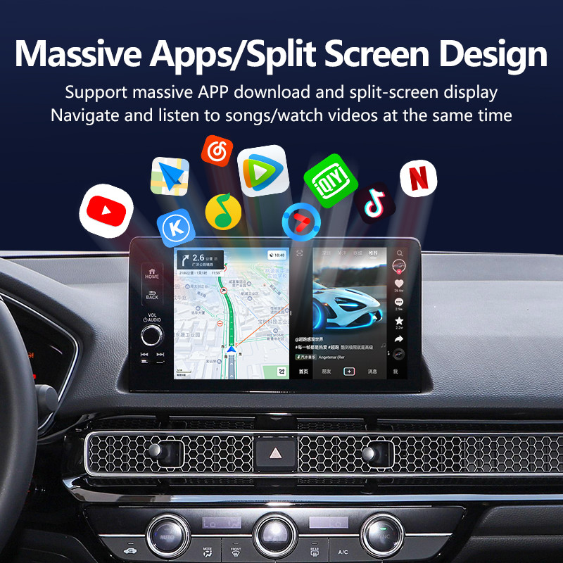 Z4 Mini Wireless Carplay Adapter RGB Light USB Type-C Port Automatic Startup Carplay