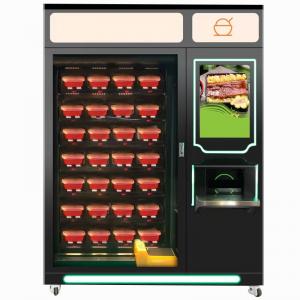 China 24hrs Self-service Hamburger Vending Machine Manufacturer Pizza Hot Dog Soup Vending Machine For Sale wholesale