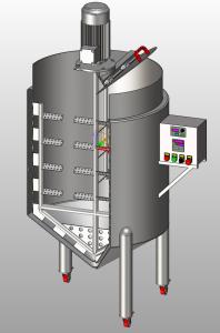 China OEM / ODM  Liquid Fertilizer Mixing Tank 220V Conical Mixing Tank on sale