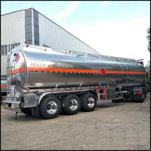 China 3 Axles 45000 Liters Fuel Transport Tanker Oil Tank Petrol Truck Trailer wholesale