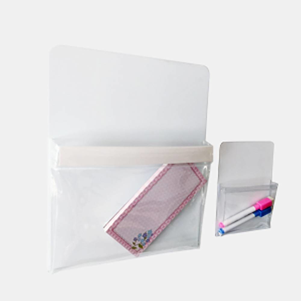 PVC Dry Erase Whiteboard Pen Holders Transparent Blue Yellow White ODM