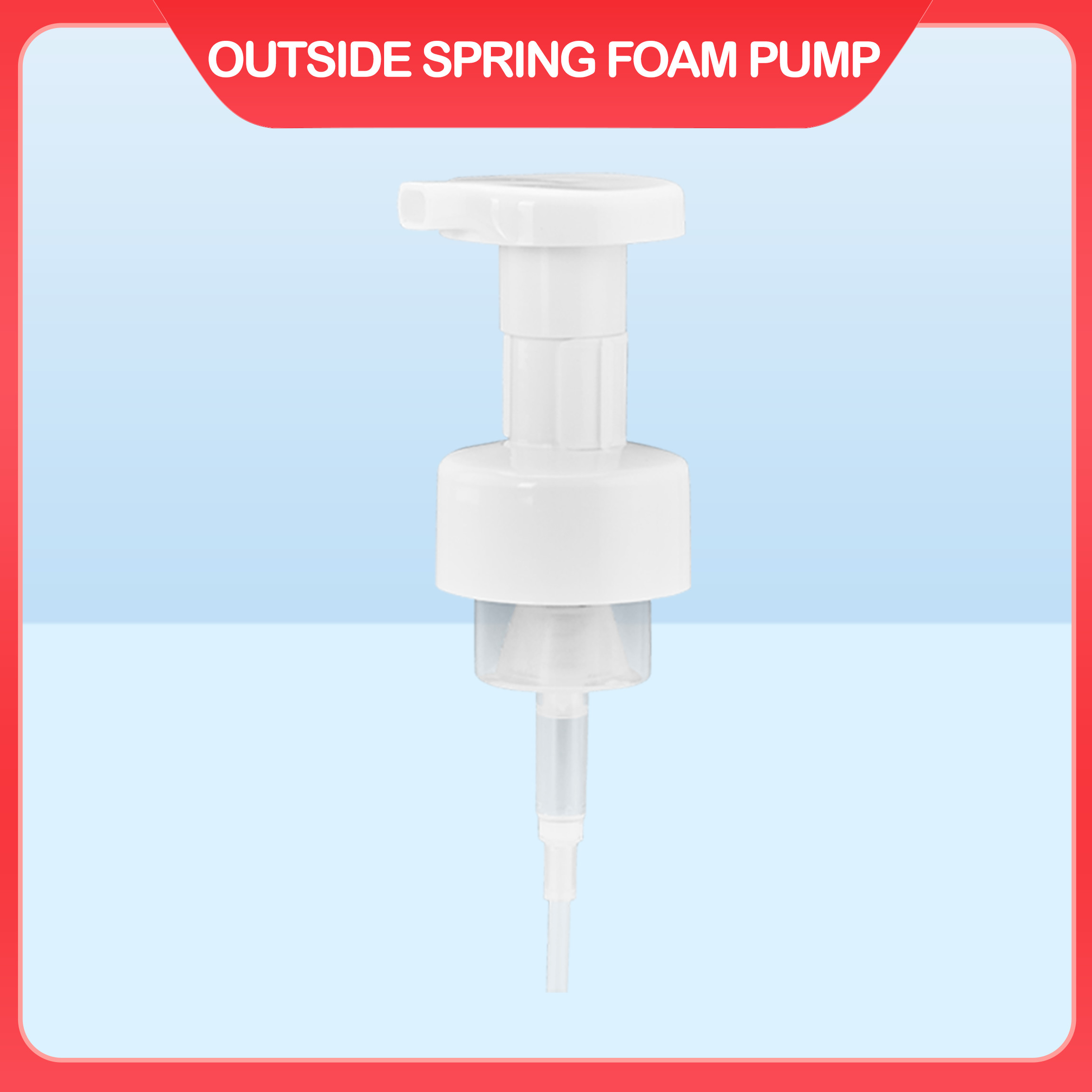 CTP Unisex Plastic Foam Pump Facial Wash Free Sample Offered