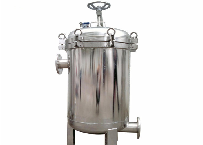 40/ 3 Cores Stainless Steel Cartridge Filter Housing 100-150 Psi Work Pressure