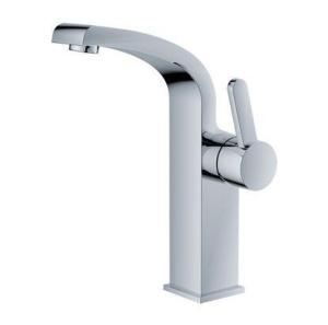 China Contemporary Single Handle Basin Mixer Faucet , Deck Mounted Bathroom Sink Mixer wholesale