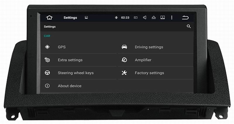 Ouchuangbo original car style 8 inch car audio gps for Mercedes Benz W204 C200 C220 C300 2007-2011 android 9.0 OS 4+64