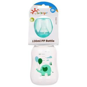 China Green 5oz 130ml Standard PP Baby Feeding Bottle wholesale