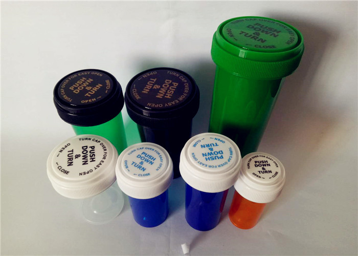 Dispensary Green Color Liquid Medicine Bottles , Liquid Prescription Bottles Screw Top Closure