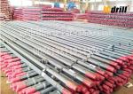 Steel Tapered Rock Drill Rods , Durable H25 Hex Tapered Hollow Drill Rods