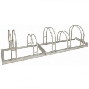 China 5 Hi Hoop Bike Parking Rack Commercial Bike Storage Metal Fabrication wholesale