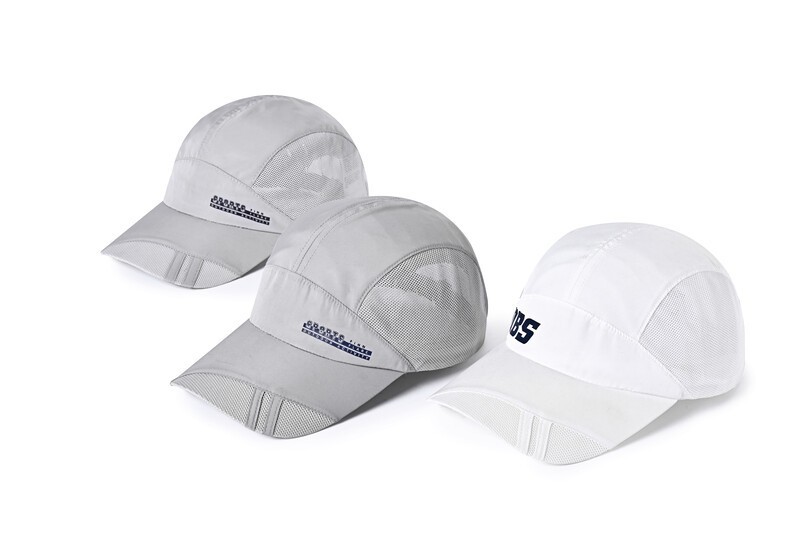 100% Polyester Summer Outdoor Casual Baseball Cap 58cm Breathable Grey Color