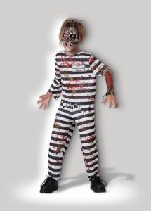 China Party Carnival Animal Fancy Dress , Creepy Convict Tween Halloween Costumes wholesale