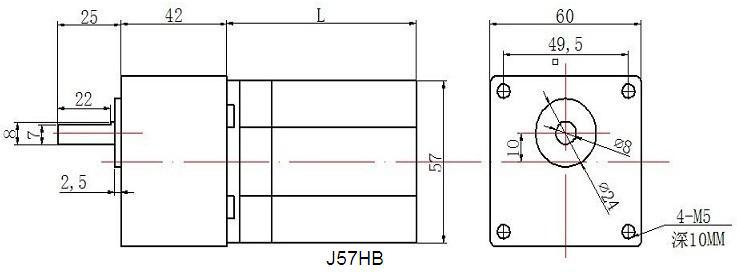 NEMA 23, NEMA 34 Stepper Motor with Reductor