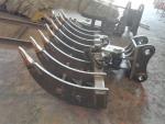 Q460 Excavator Brush Rake Attachments For Farm Job