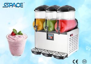 China Table Top Commercial Frozen Drink Slush Machine 3 Bowl Stainless Steel Material wholesale