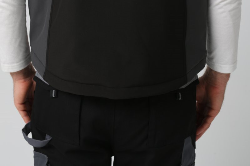 OEM Breathable Water Repellent Clothing , 350gsm Black Winter Vest Mens
