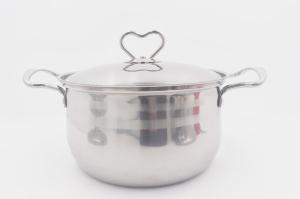 China 16cm Stainless Steel Cookware Sets Metal Steel Cooking Stew Pot wholesale
