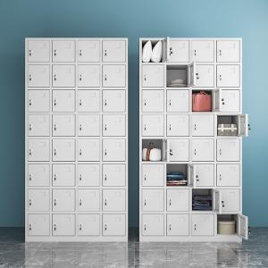China 32 Door Cold Rolled Steel Medicine Display Cabinets Epoxy Coating For Hospital wholesale