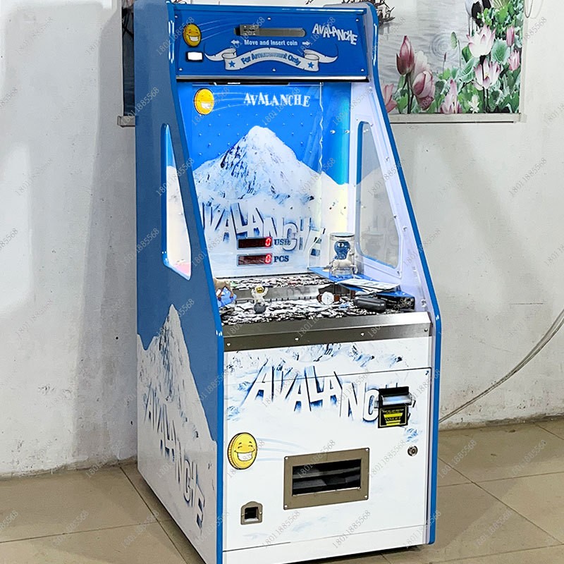 OEM Electronic Mini Bonus Hole Quarter Machine Coin Pusher 110V