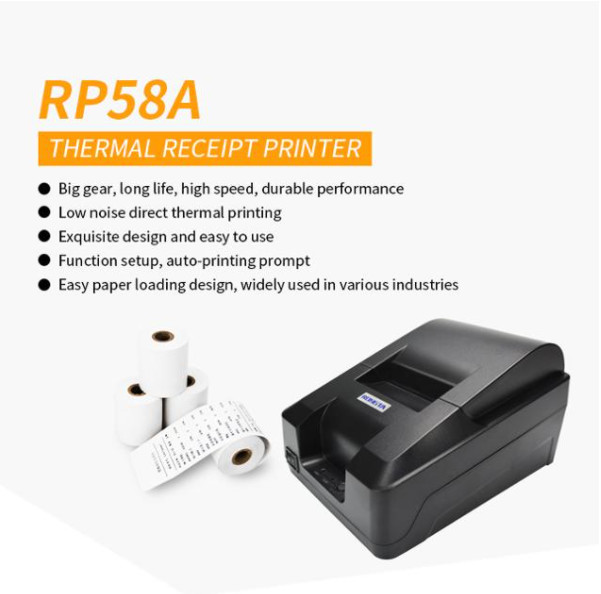 Multi-Interface Barcode Printer Machine 58mm Bill Printing Machine For Shop