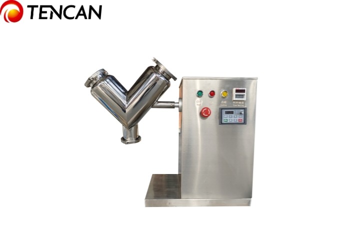 0.37KW 220V-50Hz V Shape Mixer For Laboratory Dry Powder Mixing