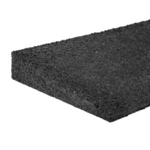 China Recycled Rubber Ramp Edge 1000x200x30mm Transition Rubber Threshold Ramp Black wholesale
