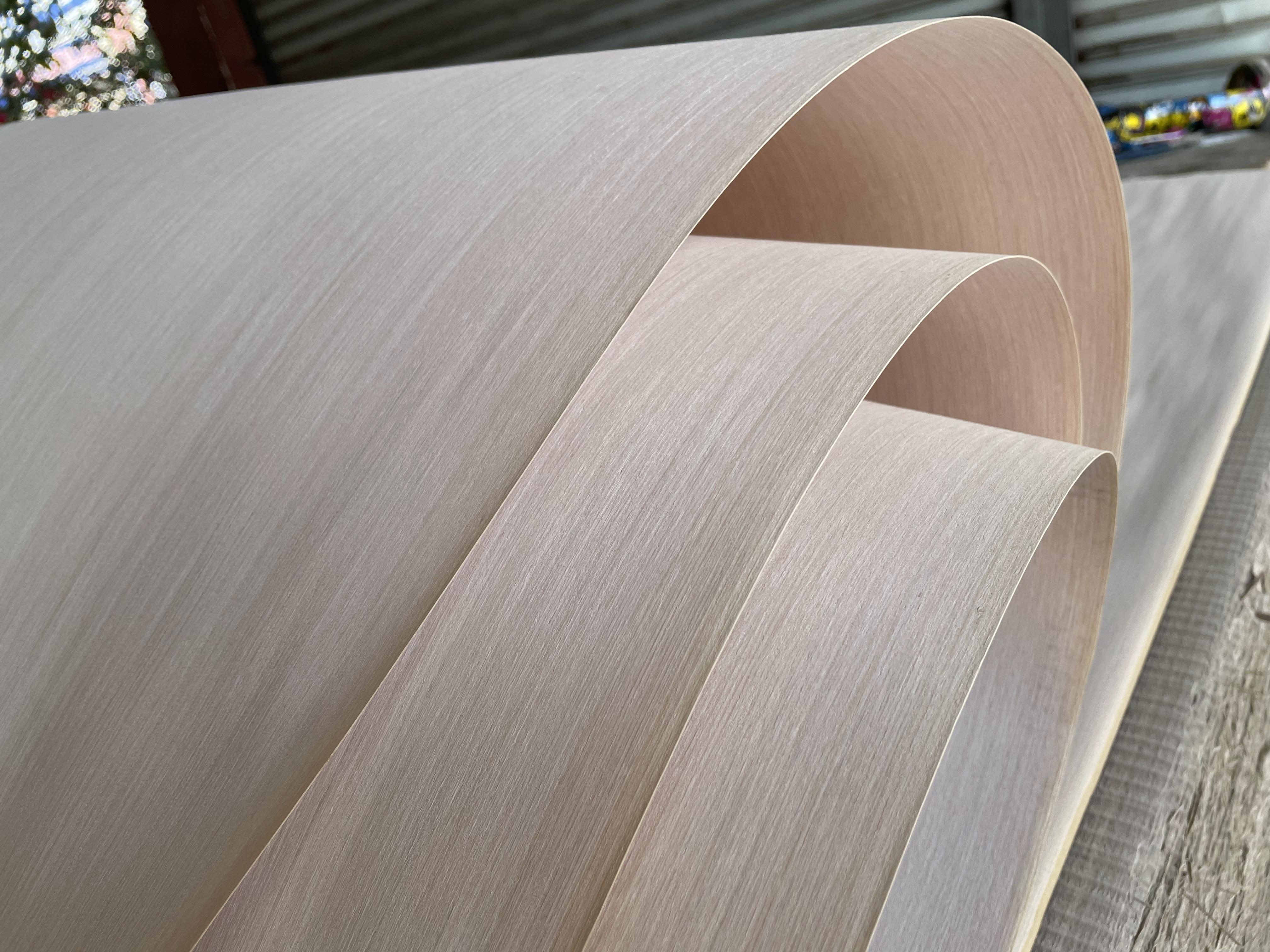 China manufacturer cross recon face veneer poplar veneer horizontal grain