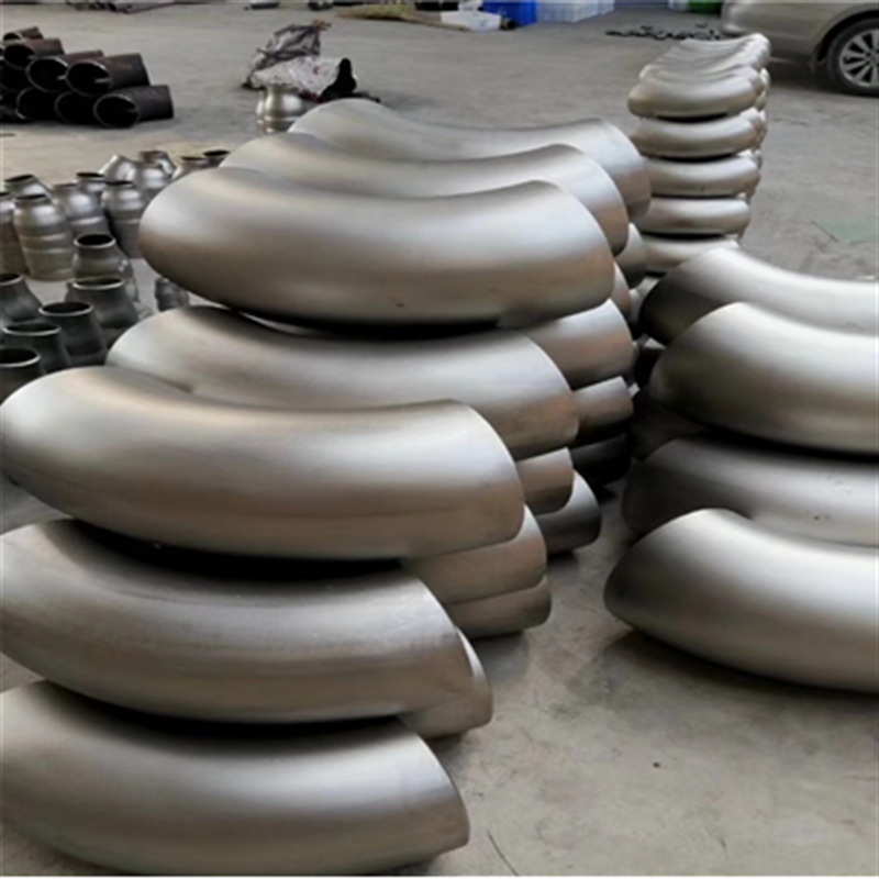 Round Head Code Butt Welded 45 90 Degree Elbow Customizable 317L Elbow ASTM A403 WP317L Forged Stainless Steel Pipe Fittings