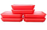 Children Reusable Plastic Lunch Trays For Social Groups Catering