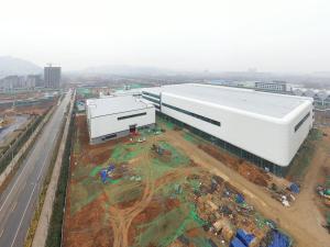 China Glass Curtain Wall Modern Designed Metal Frame Showroom Shopping Mall wholesale