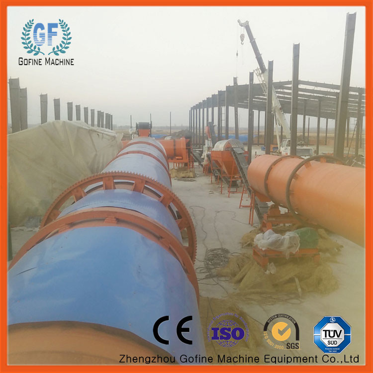 1-2T/H NPK Compound Fertilizer Production Line Convenient Maintenance