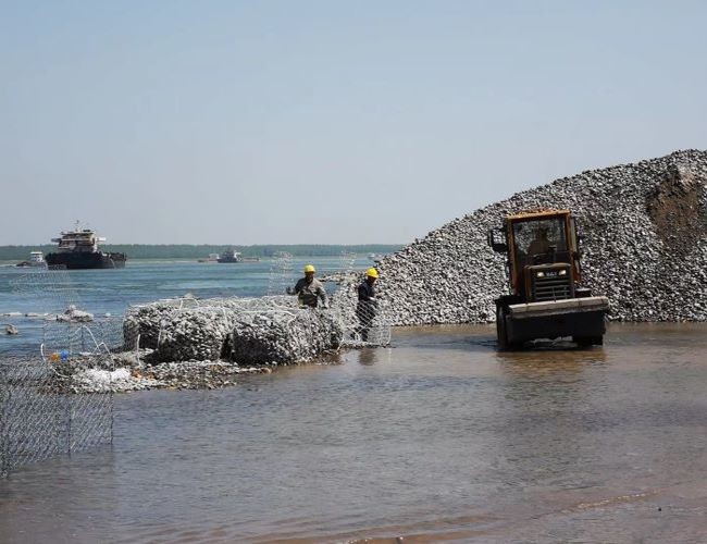 Riverside Protection 1x1x1 PVC Coated Gabion Box