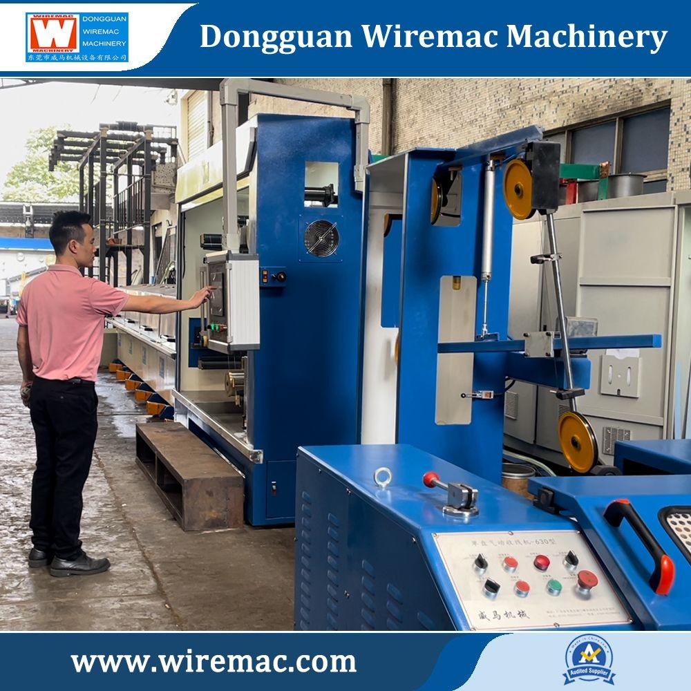 Automatic 16 Wire Multi Drawing Machine With Outlet Diameter 0.14 to 0.52 MM