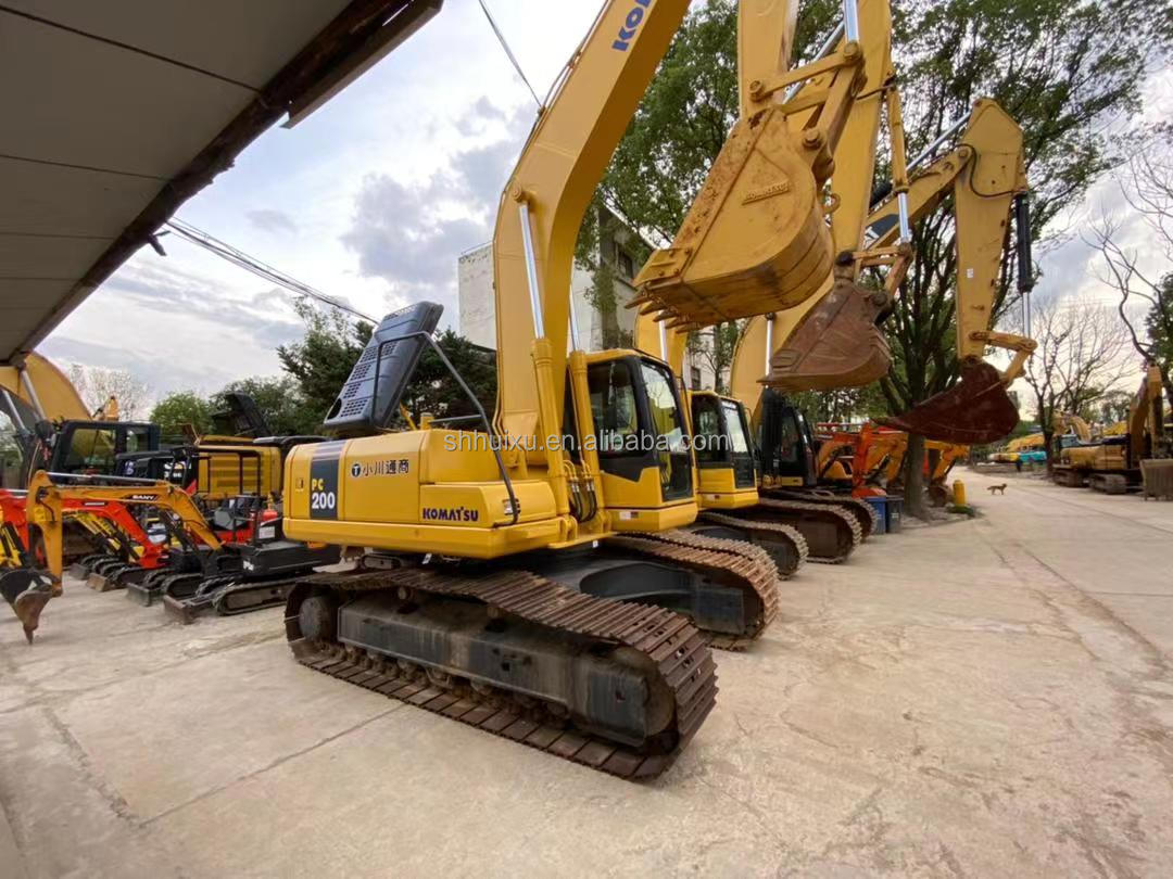 Used komatsu pc200-7 pc200-7 crawler excavator 20 ton excavator in stock for sale