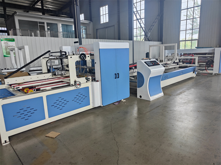 Corrugated Carton Boxes Automatic Folder Gluer with Nail Distance Range 30-150mm