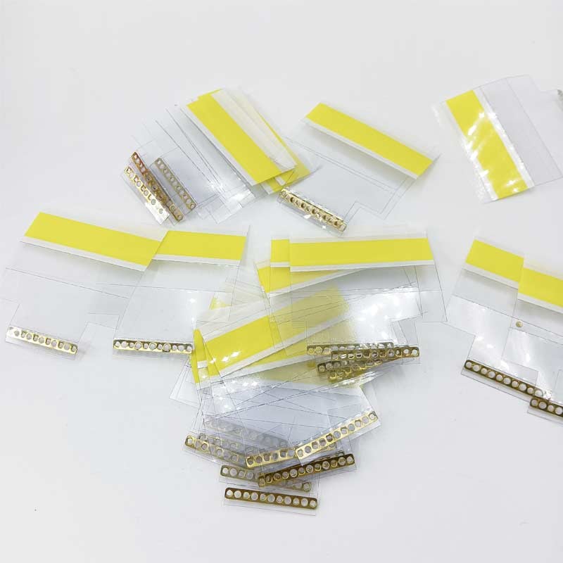 Yellow SMT Double Splice Tape With Copper Clip Buckle 8mm 12mm 16mm For Material Splicing