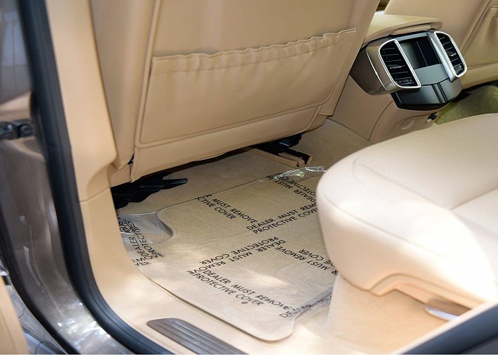 Automotive Carpet Protection Film , High Tack Removal Clear Protective Film