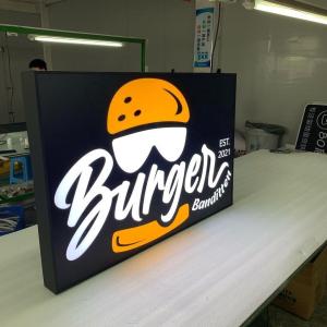 China Customized Light Board Marker 3D Sign LED Acrylic Advertising Light Box for Outdoor wholesale