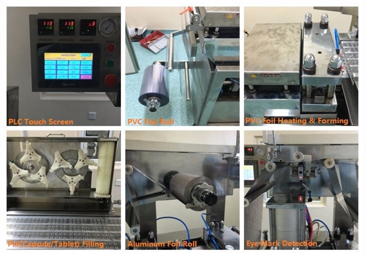 PVC Automatic Packing Machine DPP80 For Honey Cheese Jam Chocolates Butter