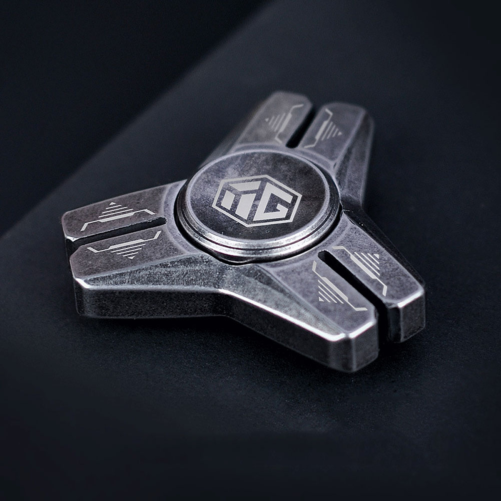 Classic Heart of Steel Fidget Spinner Metal Sensory Toy for Anxiety and Stress Relief