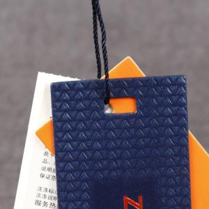 China 300gsm 350gsm 400gsm Paper Printed Hang Tags For Clothing 6.8*6.8cm wholesale