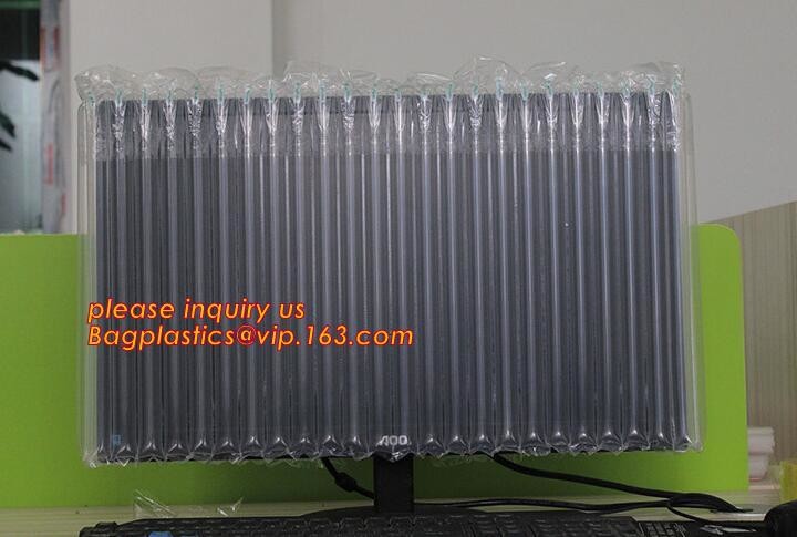 Safety Fill Plastic Inflatable Air Cushion Bubble Protection Packaging Bag, Strapping air inflatable cusioning film bag, voi